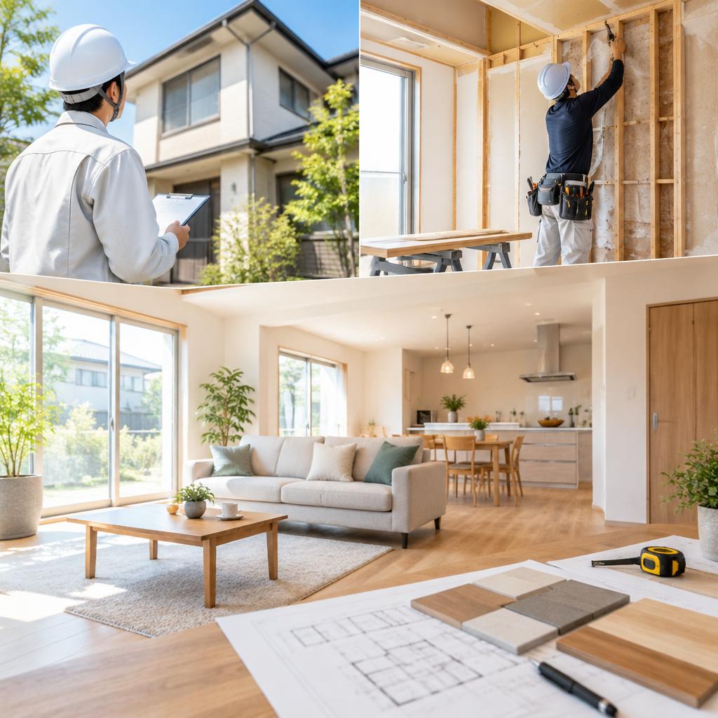 新しい住まいの満足度は、業者選びで変わる。現地調査から施工まで、納得できるリフォームを。