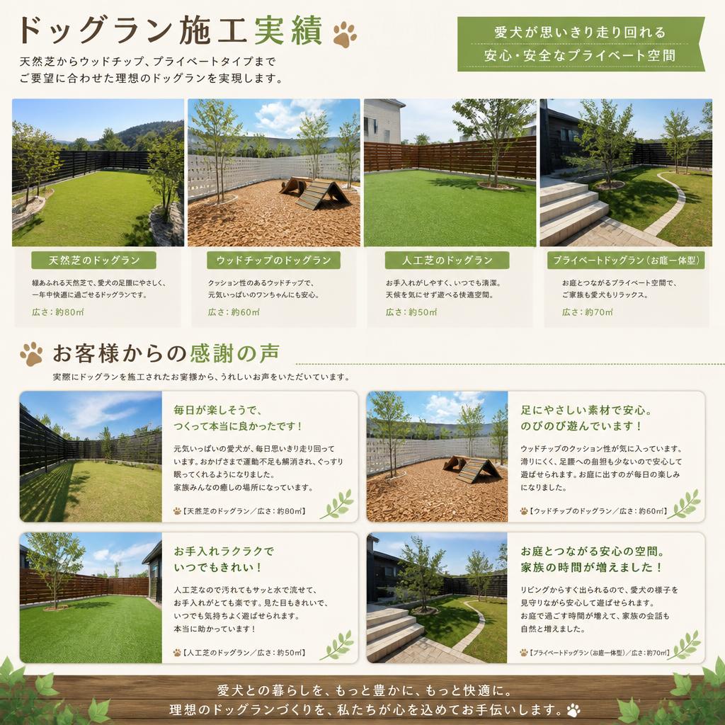 施工実績とお客様の声
