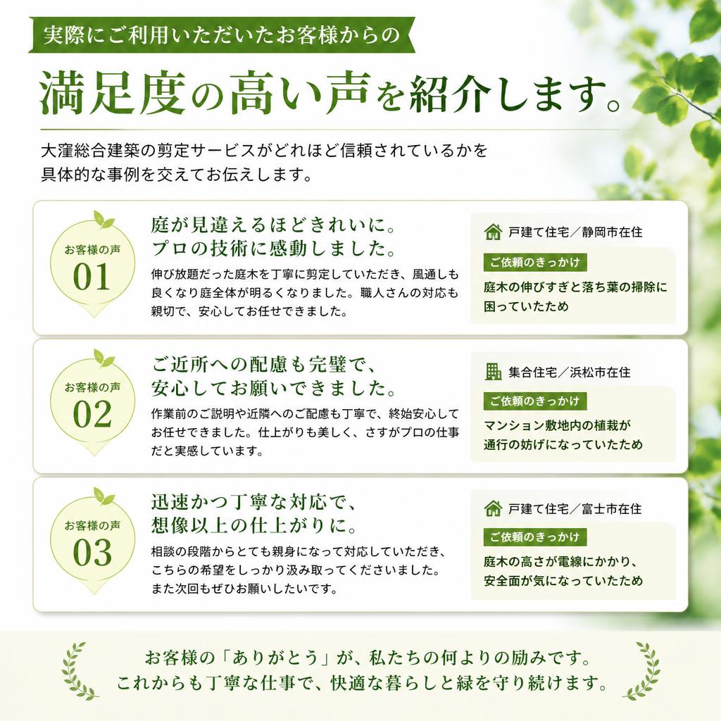 お客様の声