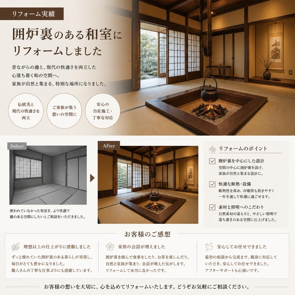和室リフォームの実績とお客様の声