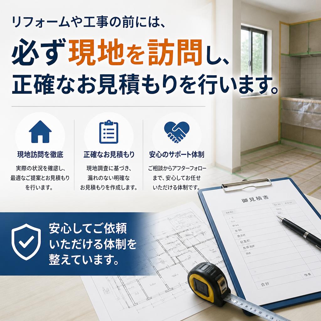 現地確認とお見積もり