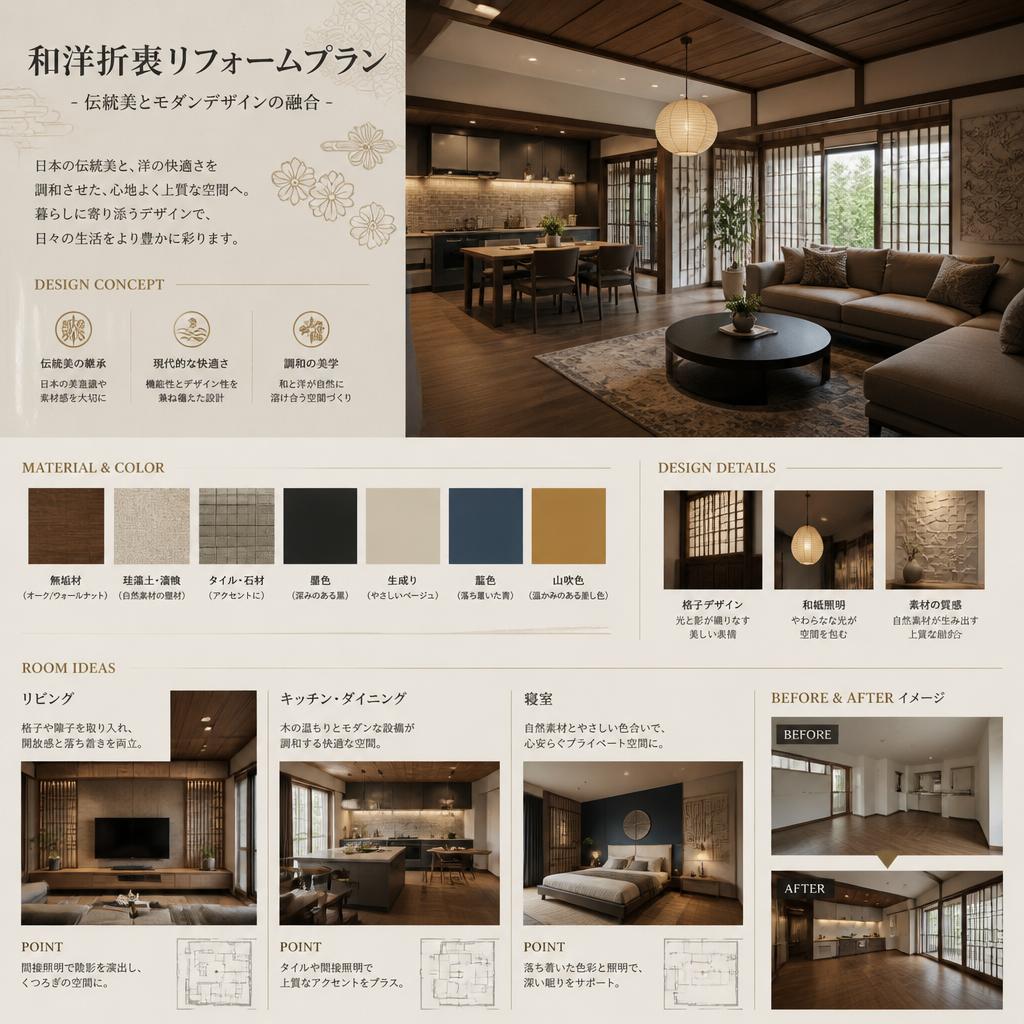 和洋折衷のデザイン提案