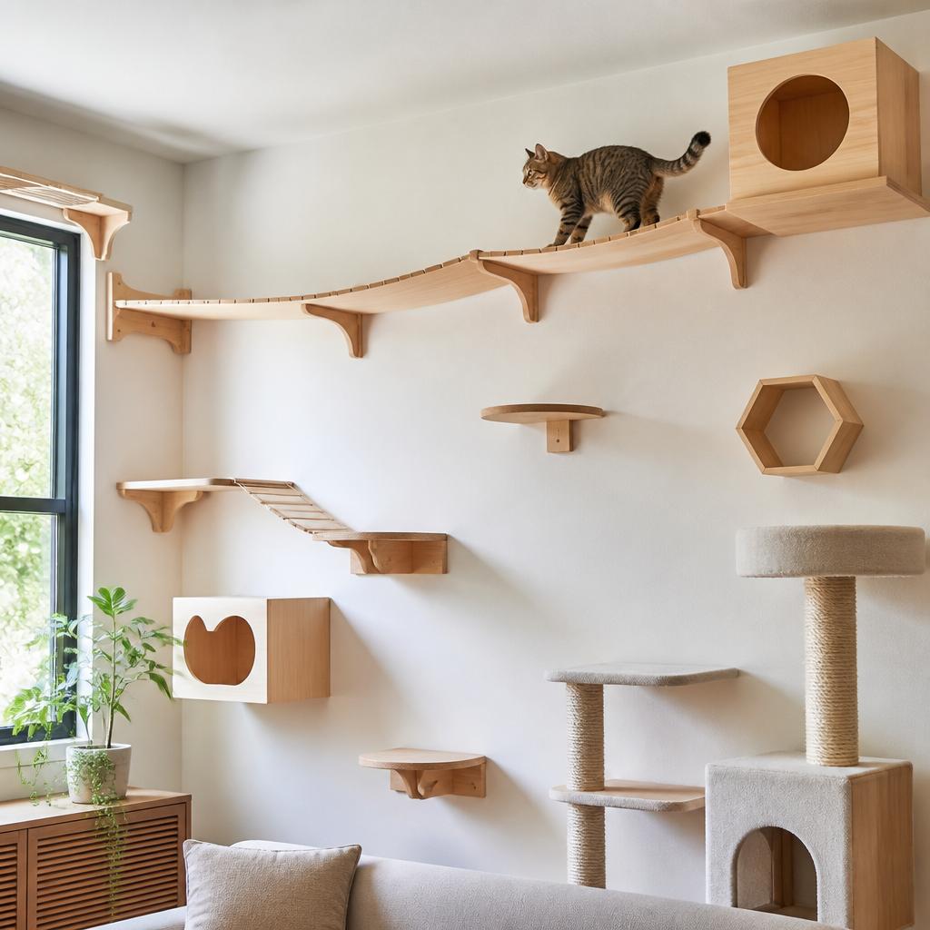 愛猫のための安全なキャットウォークを設置しよう！