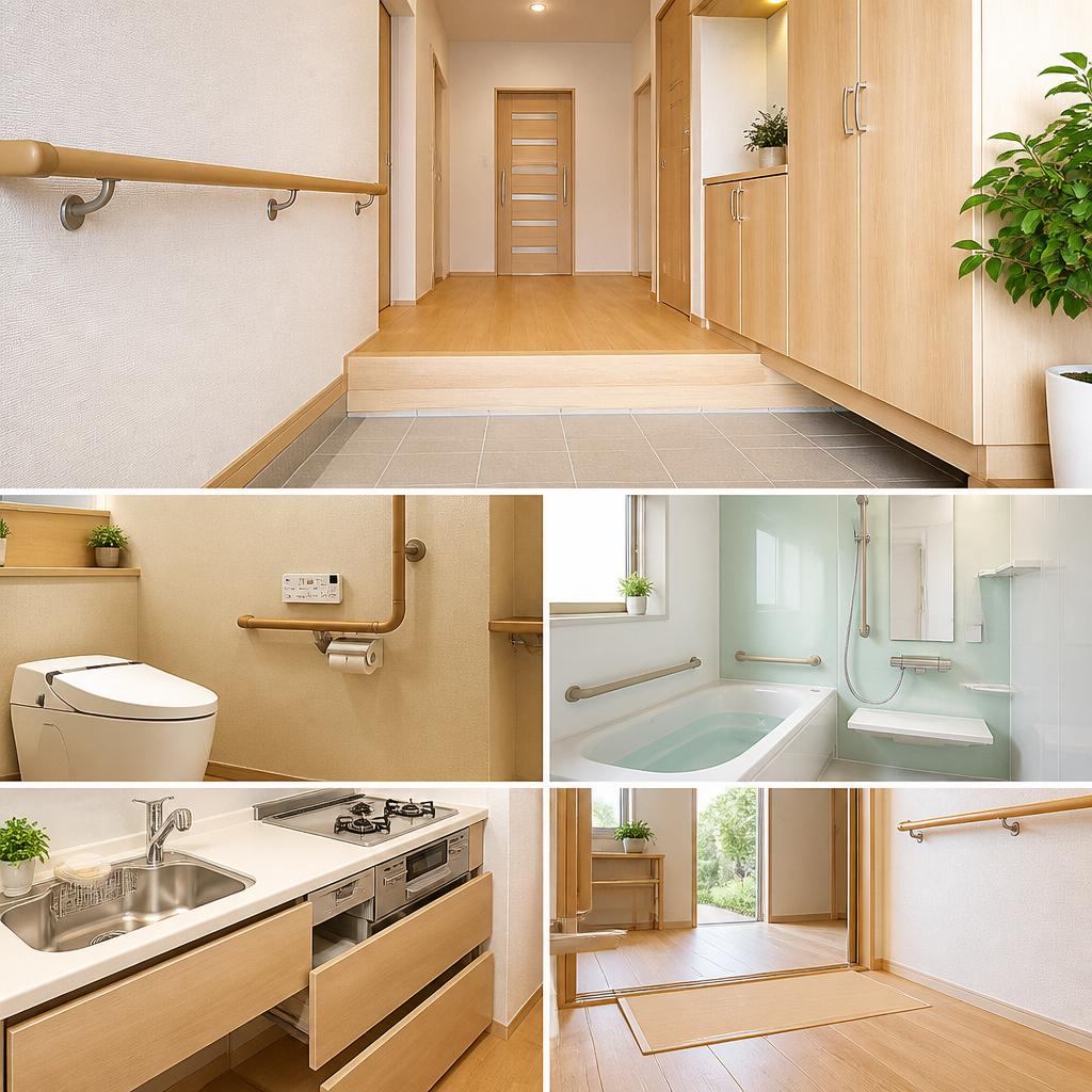 高齢親のために玄関とトイレに手すりを追加施工する費用