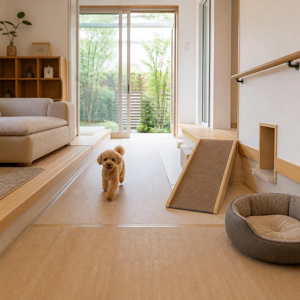 愛する犬と快適に暮らすためのバリアフリー工事！
