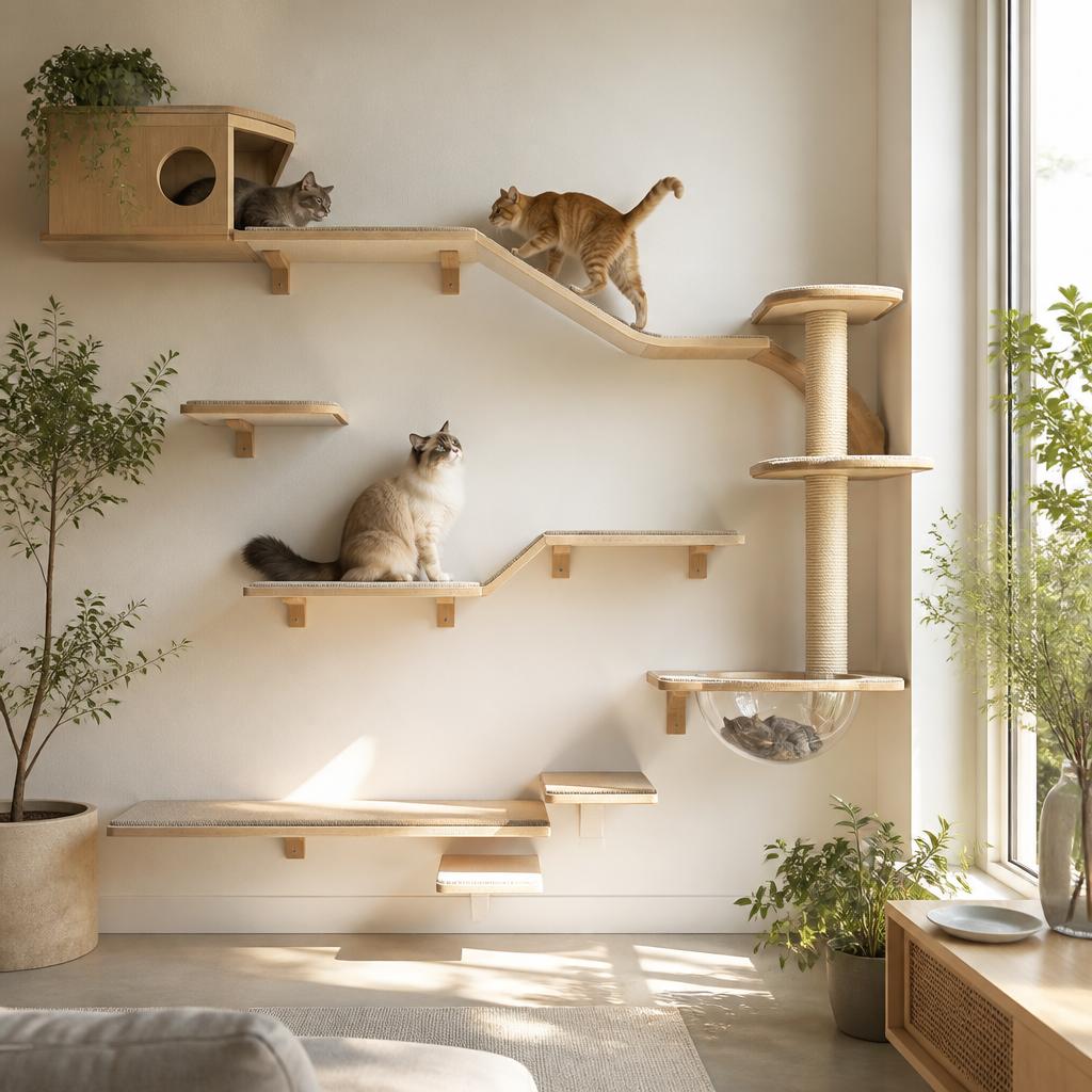 猫との生活をもっと楽しくするキャットステップのご提案