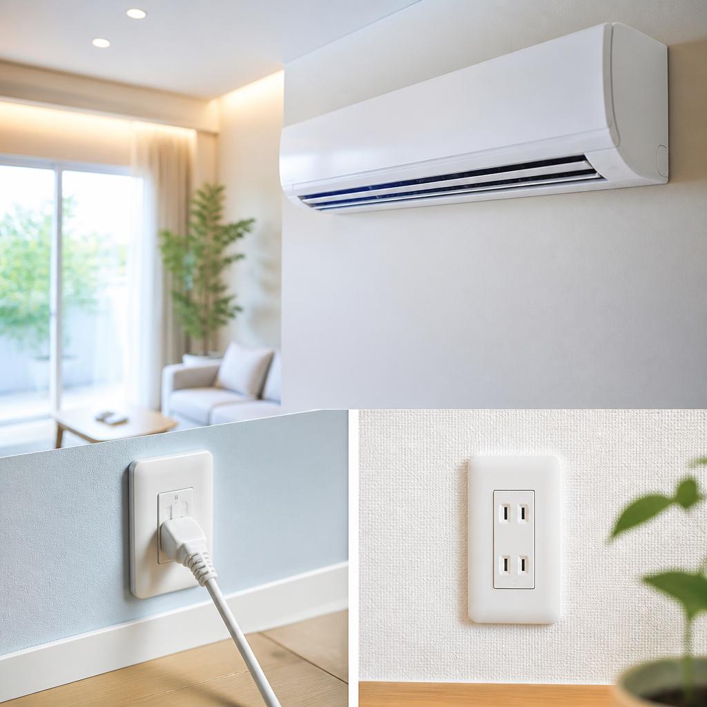 快適な空間を提供する北九州の電気工事、エアコンとコンセントのニーズに応えます！
