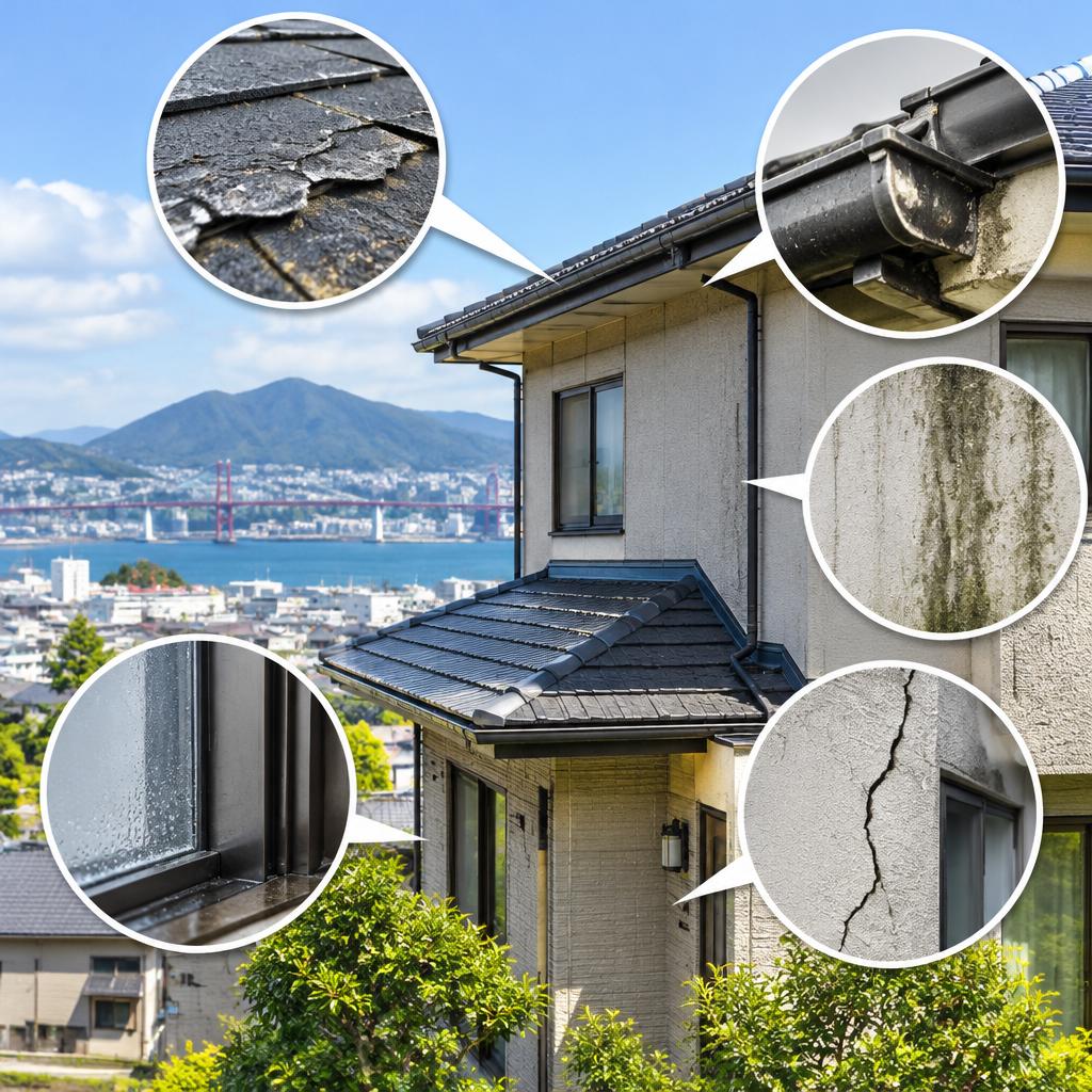 北九州エリアの戸建てで多い住まいのトラブルTOP5｜気づいた今が、住まいを見直すタイミング