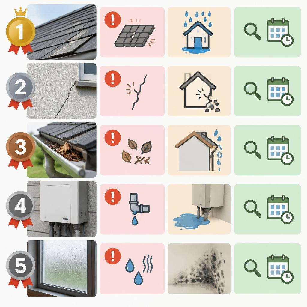 独自データで見る！戸建ての住まいのトラブルTOP5