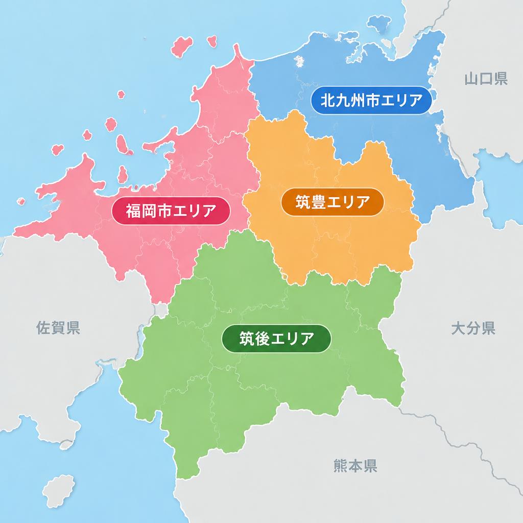 出張見積もり無料エリア一覧｜福岡県内どこでもご相談ください
